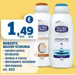 Sigma Roberts bagno schiuma offerta