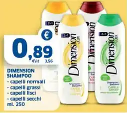 Sigma Dimension shampoo offerta