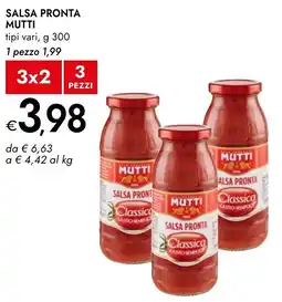 Bennet Salsa pronta MUTTI offerta