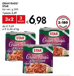 Bennet Gran ragu' STAR offerta