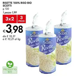 Bennet Risette 100% riso bio SCOTTI offerta