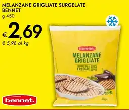 Bennet Melanzane grigliate surgelate BENNET offerta