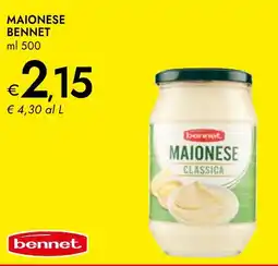Bennet Maionese BENNET offerta