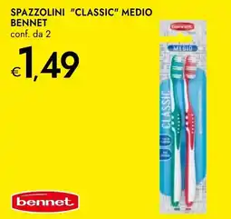 Bennet Spazzolini "classic" medio BENNET offerta
