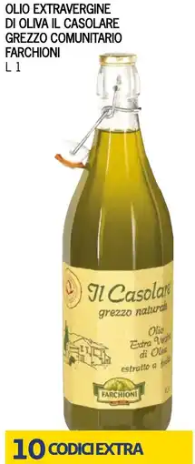 Bennet Olio extravergine di oliva il casolare grezzo comunitario FARCHIONI offerta