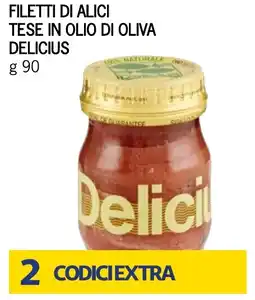 Bennet Filetti di alici tese in olio di oliva DELICIUS offerta