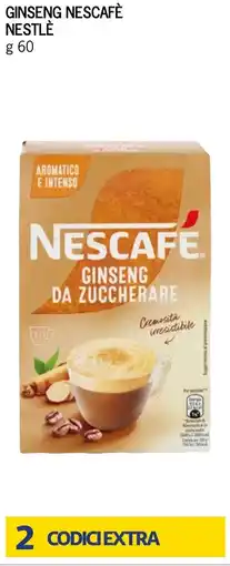 Bennet Ginseng nescafè NESTLÈ offerta