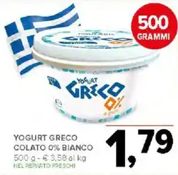 Todis Yogurt greco colato 0% bianco offerta