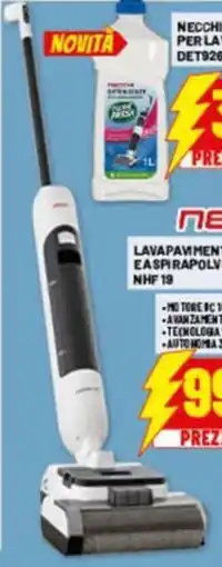 Risparmio Casa Necchi lavapaimenti easpirapolvere wet & dry NHF 19 offerta