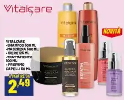 Risparmio Casa Vitalcare, shampoo, maschera offerta