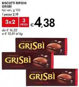 Bennet Biscotti ripieni GRISBÌ offerta