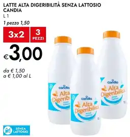 Bennet Latte alta digeribilità senza lattosio CANDIA offerta