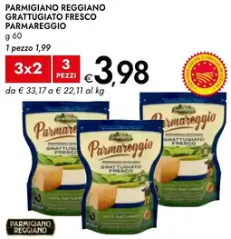 Bennet Parmigiano reggiano grattugiato fresco PARMAREGGIO offerta