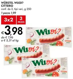Bennet Würstel wuoi? CITTERIO offerta