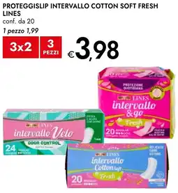 Bennet Proteggislip intervallo cotton soft fresh LINES offerta