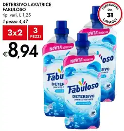 Bennet Detersivo lavatrice FABULOSO offerta
