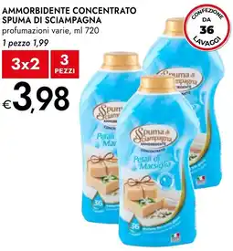 Bennet Ammorbidente concentrato SPUMA DI SCIAMPAGNA offerta