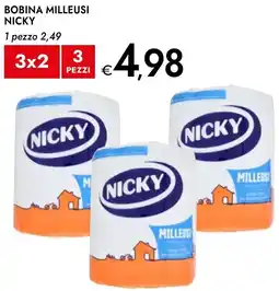 Bennet Bobina milleusi NICKY offerta