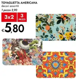 Bennet Tovaglietta americana offerta