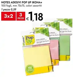 Bennet Notes adesivi pop up IKONA+ offerta