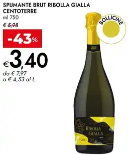 Bennet Spumante brut ribolla gialla centoterre offerta