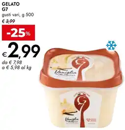 Bennet Gelato g7 offerta
