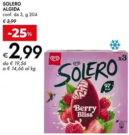 Bennet Solero algida offerta