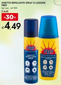 Bennet Insetto repellente spray o lozione PREP offerta