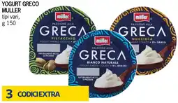 Bennet Yogurt greco MULLER offerta