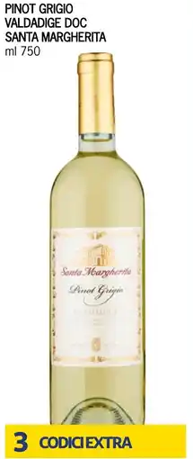 Bennet Pinot grigio valdadige doc SANTA MARGHERITA offerta