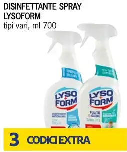Bennet Disinfettante spray LYSOFORM offerta