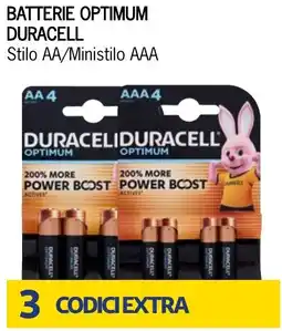 Bennet Batterie optimum DURACELL offerta