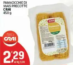 Crai Pannocchie di mais precotte CRAI offerta