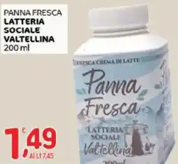Crai Panna fresca LATTERIA SOCIALE VALTELLINA offerta