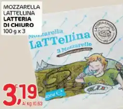 Crai Mozzarella lattellina LATTERIA DI CHIURO offerta