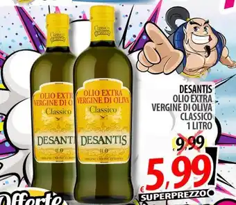 Il Genio Supermercato Desantis olio extra vergine di oliva classico offerta