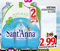 Il Genio Supermercato Sant'anna acqua naturale offerta