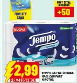 Risparmio Casa Tempo cartaigienica maxi comfort offerta