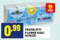 Risparmio Casa Fazzoletti flower 4 veli offerta