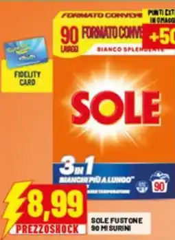 Risparmio Casa Sole fustone 90 misurini offerta