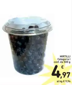 Spazio Conad Mirtilli offerta
