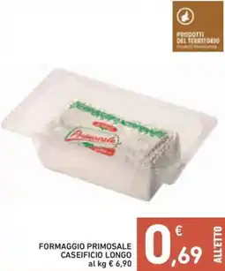 Spazio Conad Formaggio primosale caseificio longo offerta