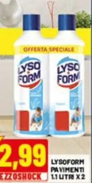 Risparmio Casa Lysoform pavimenti offerta