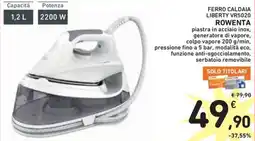 Spazio Conad FERRO CALDAIA LIBERTY VR5020 ROWENTA offerta