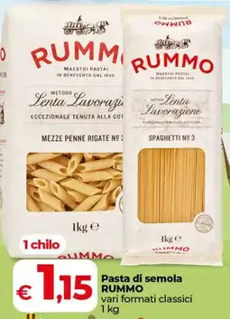 Coop Pasta di semola RUMMO offerta