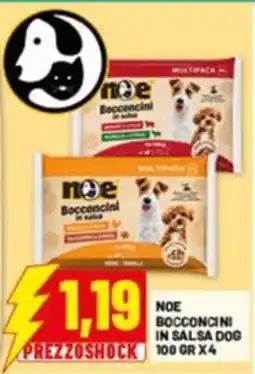 Risparmio Casa Noe bocconcini in salsa dog offerta