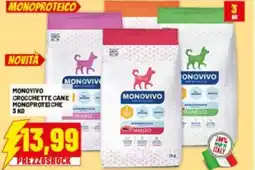Risparmio Casa Monovivo crocchette cane monoproteiche offerta