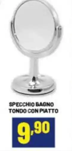 Risparmio Casa Specchio bagno tondo con piatto offerta