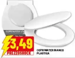 Risparmio Casa Copriwater bianco plastica offerta