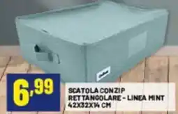 Risparmio Casa Ordinett scatola conzip rettangolare, linea mint offerta